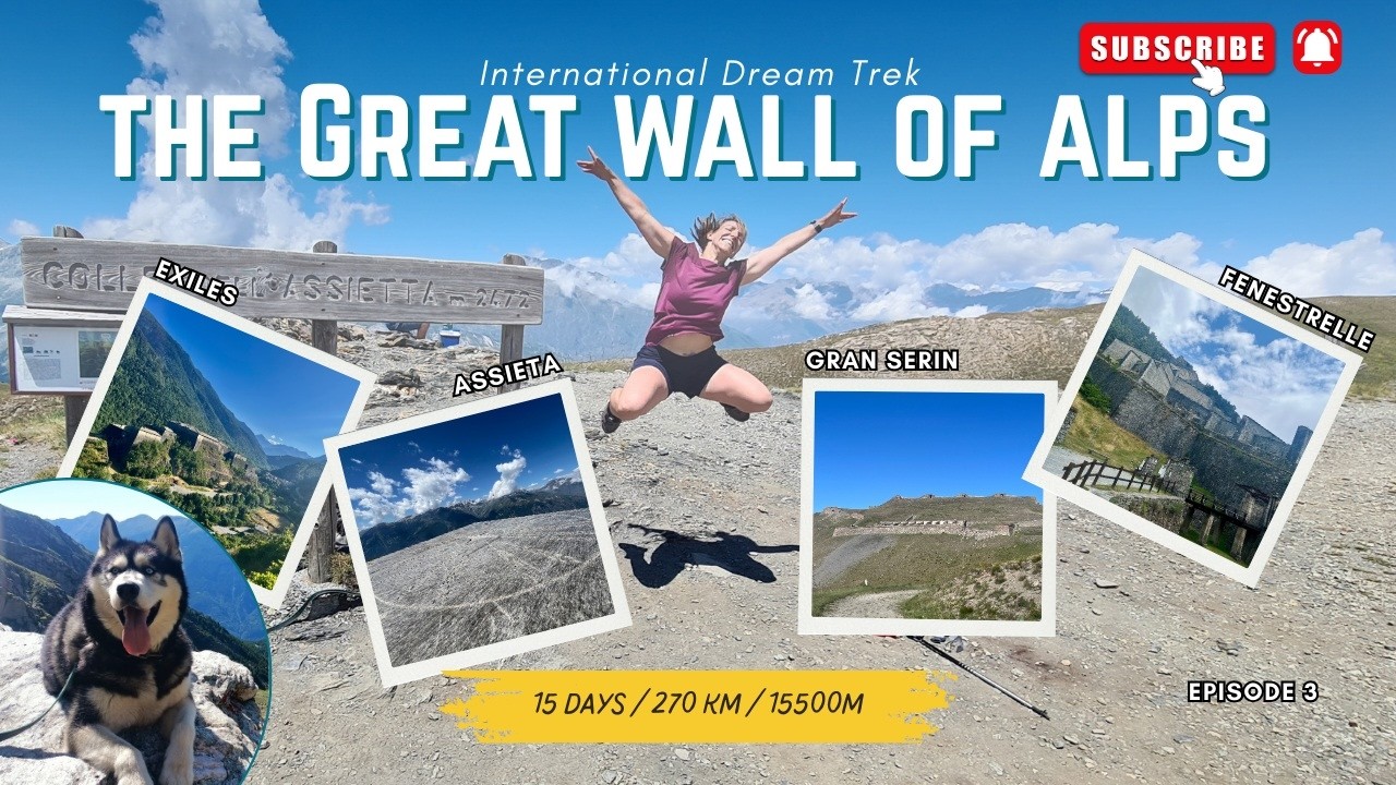 TREK 270 km ITALIAN ALPS Episode 3 | Exilles /Assietta /Gran Mouttas/Costa/Serin /Fenestrelle IDTrek