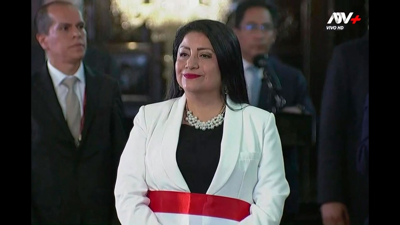 Denisse Miralles juramenta como nueva premier tras declinaci&oacute;n de Hernando de Soto