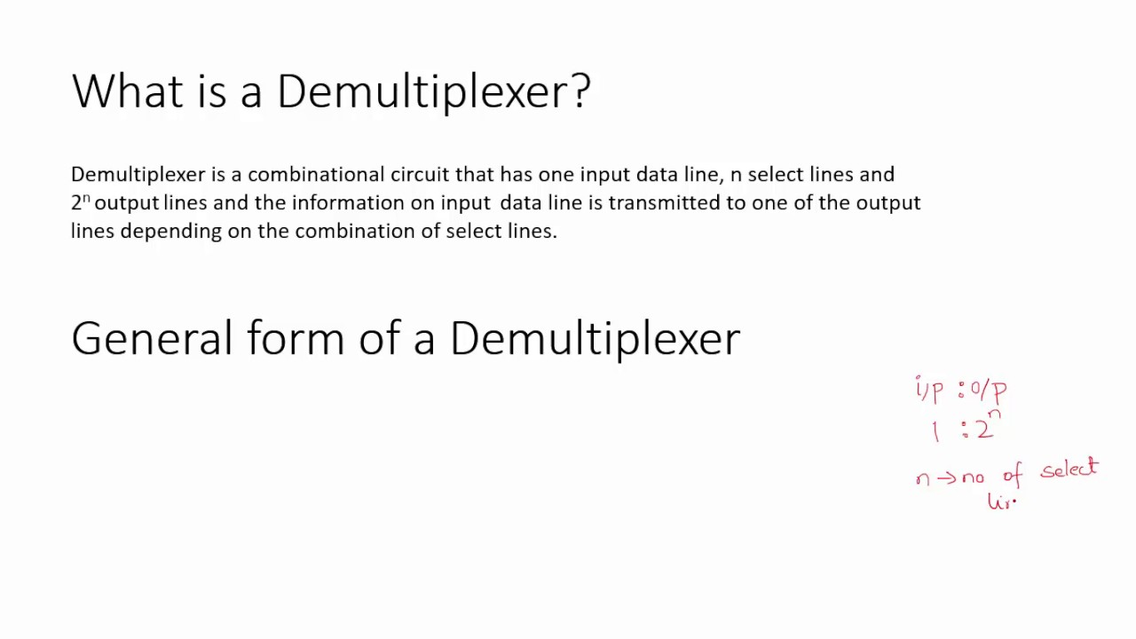 Demultiplexer