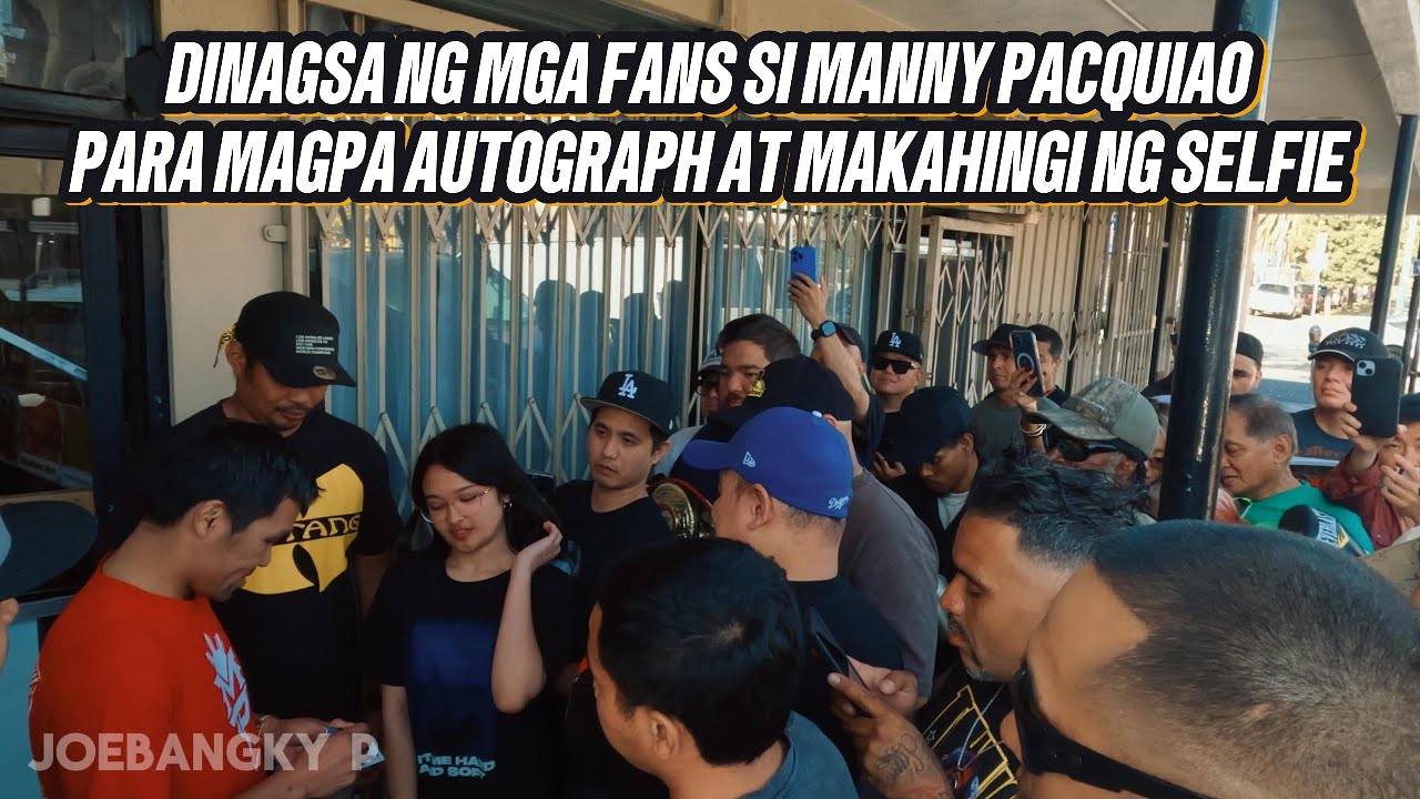 Dinagsa ng mga fans si Manny Pacquiao | Walang Kapaguran Pumirma