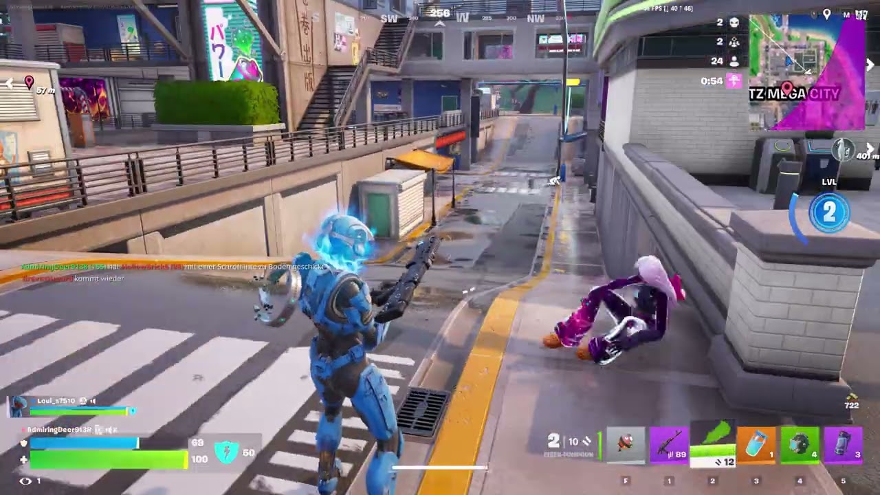 Blitz mit meinem Freund
