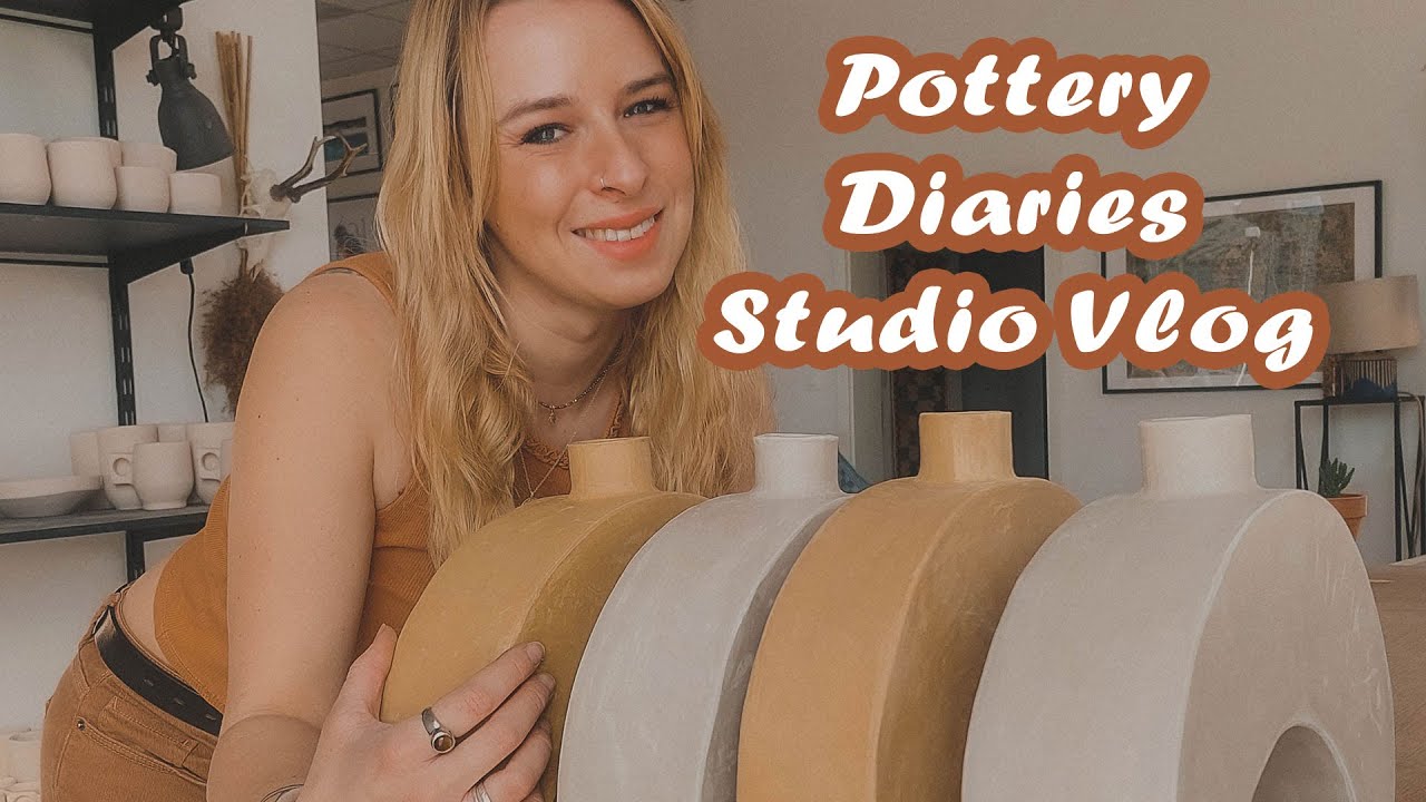 PRODUCTIVE WEEK IN MY LIFE| kiln unloading, glazing, celebrating womens day, life close to nature