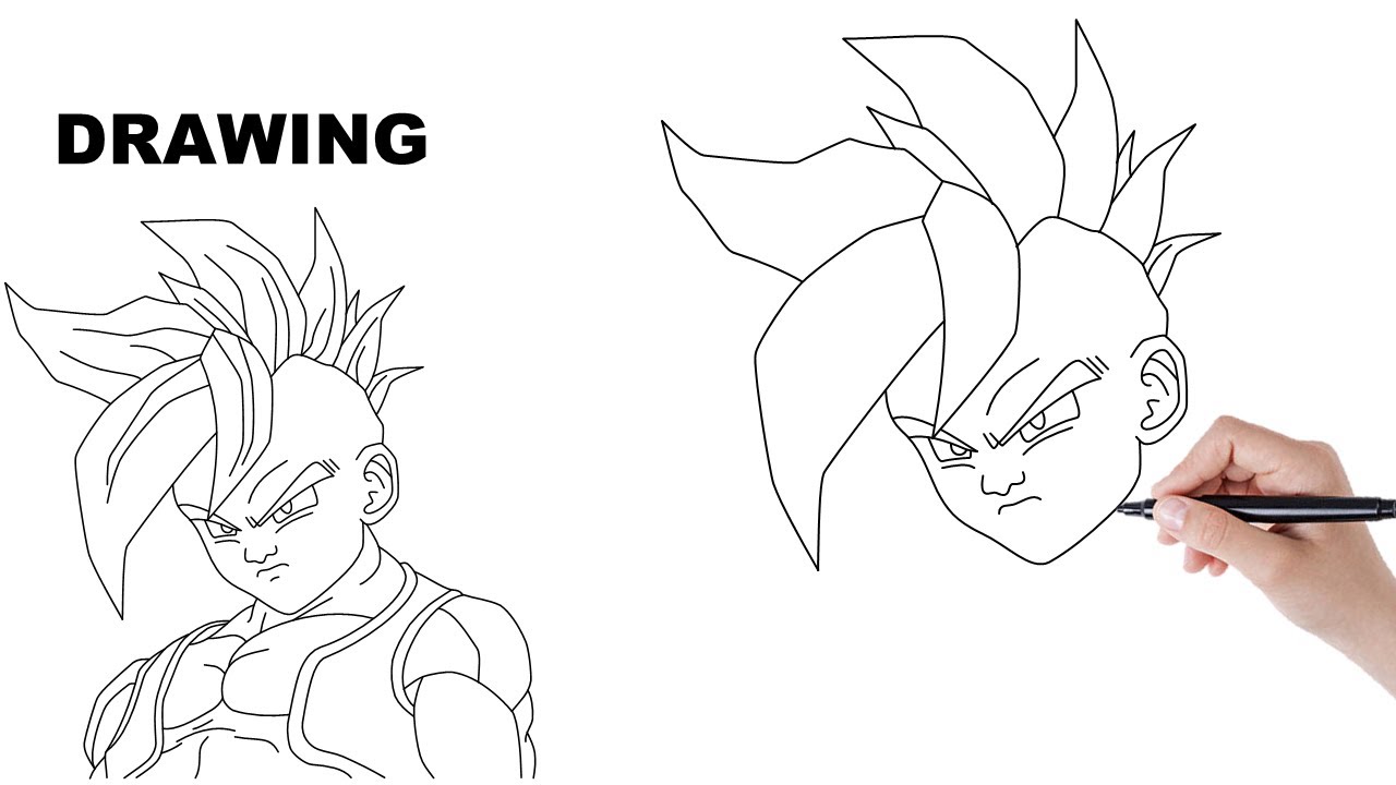How To Draw Uub From Dragon Ball Z | Step By Step | Tamanna Drawing |