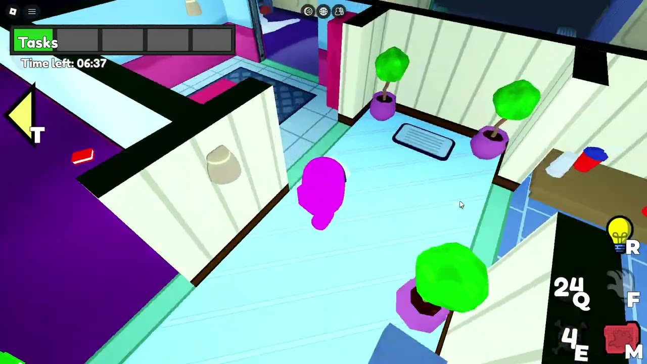 Playing Among Us in Roblox!