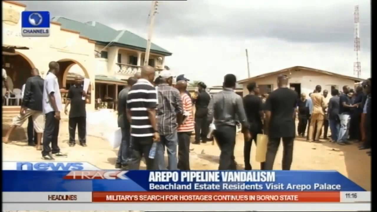 Arepo Pipeline Vandalism: Residents Protest Against Violence