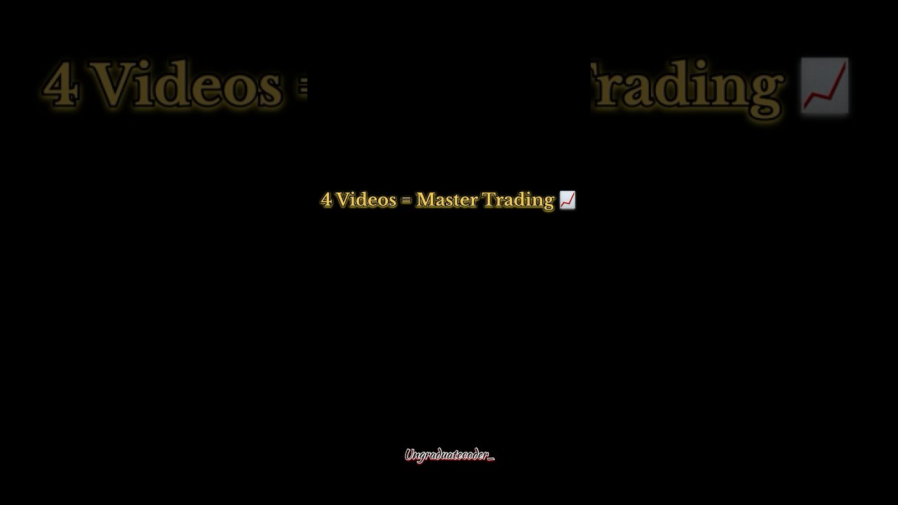 4 Videos That Can Save You From Trading Loss 😱📉 