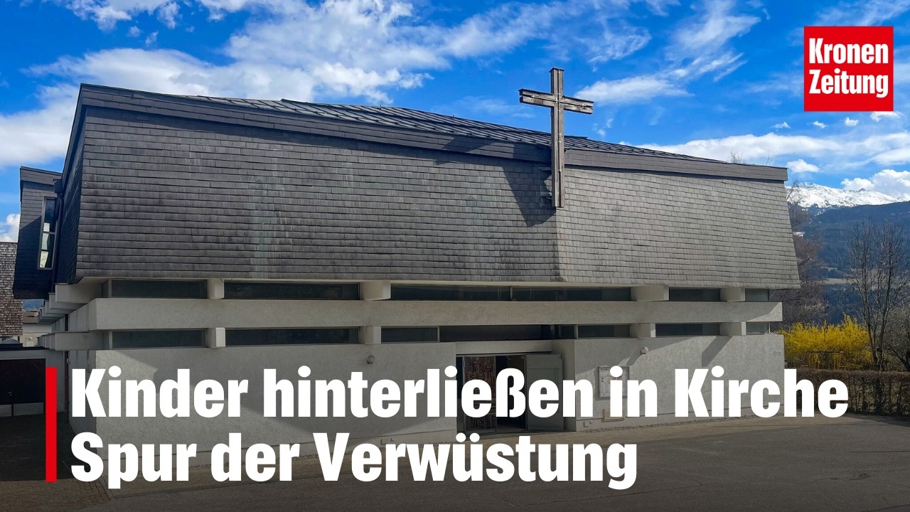 Kinder hinterließen in Kirche Spur der Verwüstung | krone.tv NEWS