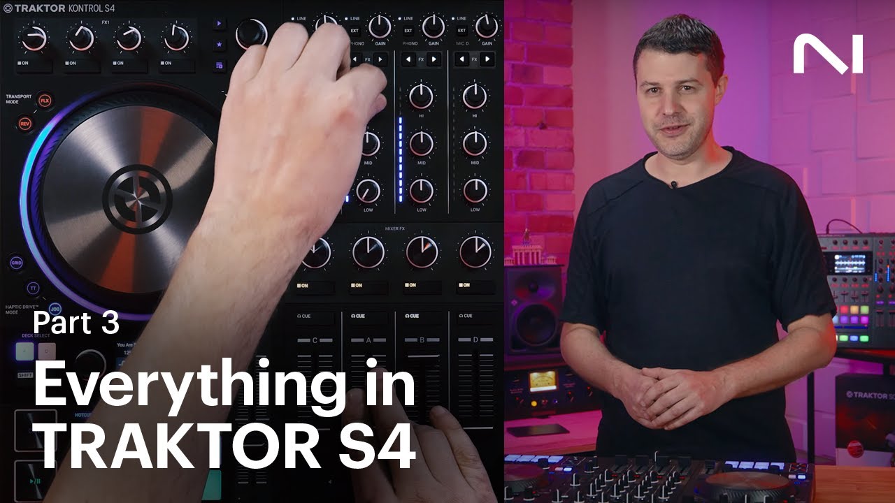 Как использовать все функции TRAKTOR KONTROL S4 (Часть 3: Дополнительные советы) | Native Instrum...