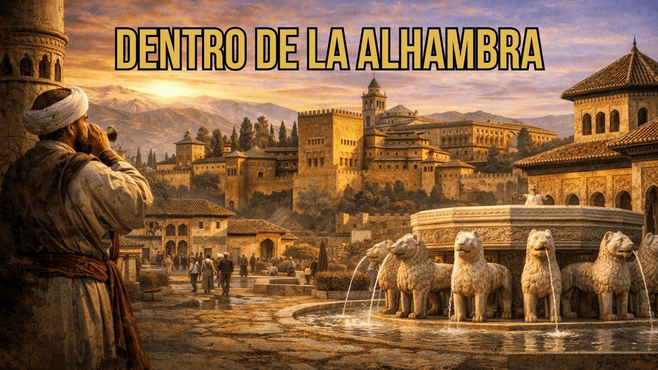 Así era vivir en Granada en el año 1400 | Dentro de la Alhambra | Con IA