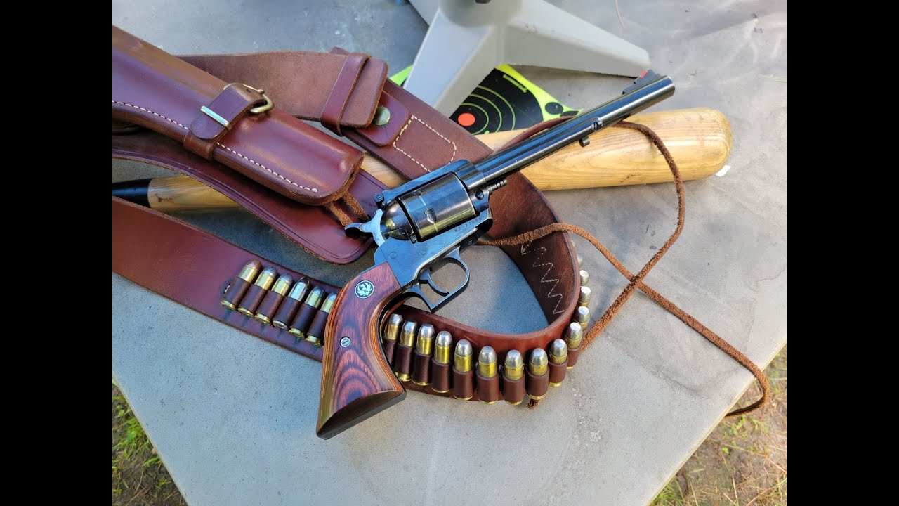 .44 Magnum DESTRUCTION with Ruger Super Blackhawk! Shooting a baseball bat, shaving cream, and more!