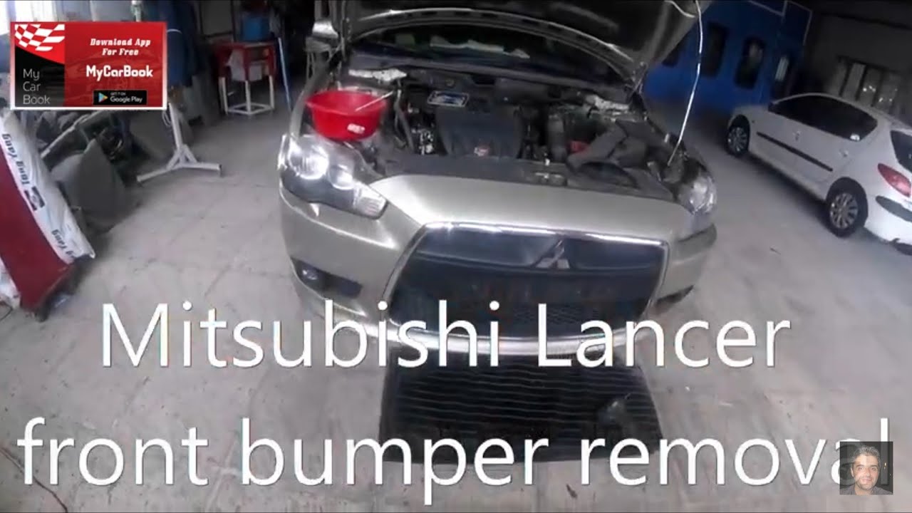 Mitsubishi Lancer(2007-2017)  front bumper removal