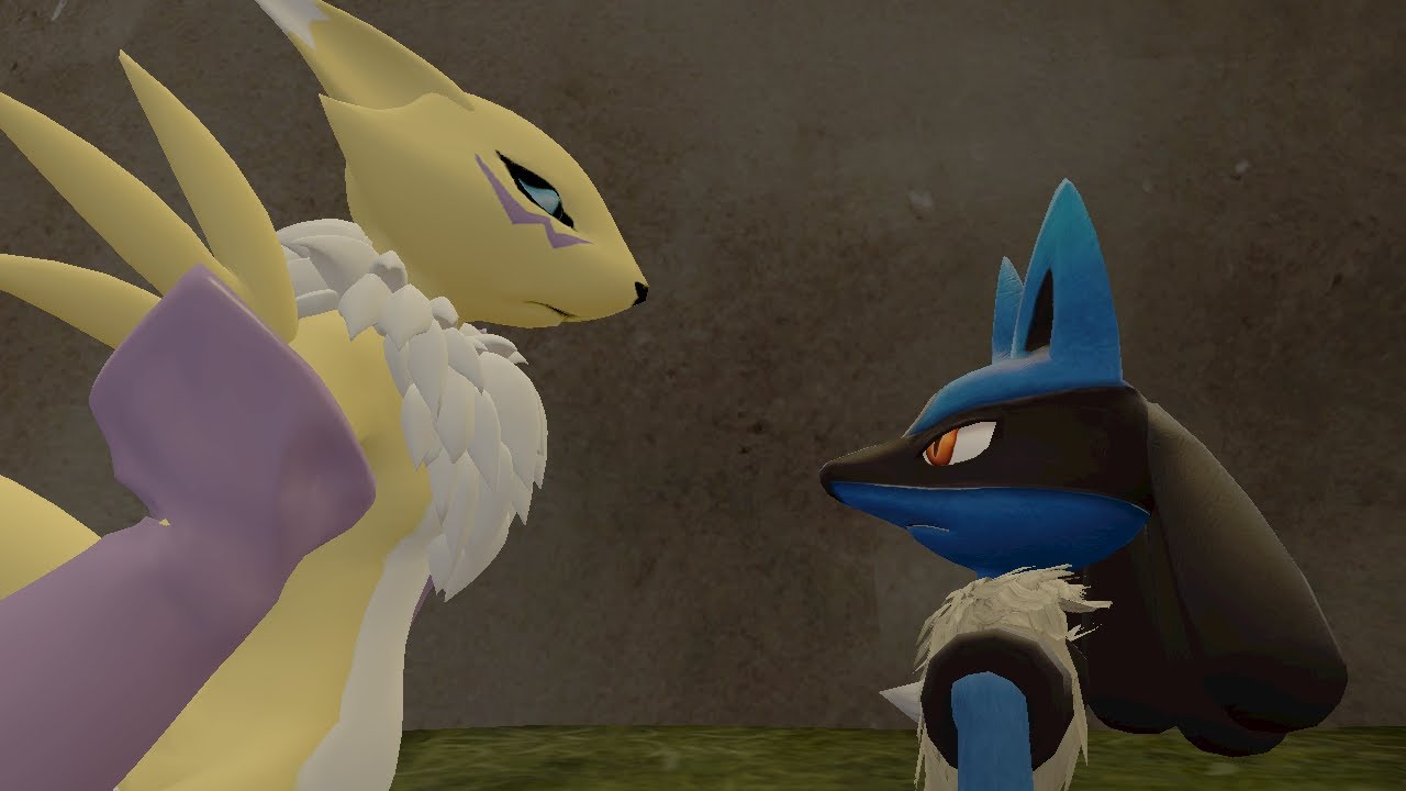 Lucario VS. Renamon (SFM)