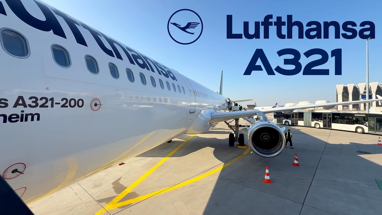 🇩🇪 Frankfurt FRA - Paris CDG 🇫🇷  Lufthansa Airbus A321  [FULL FLIGHT REPORT] Economy Class