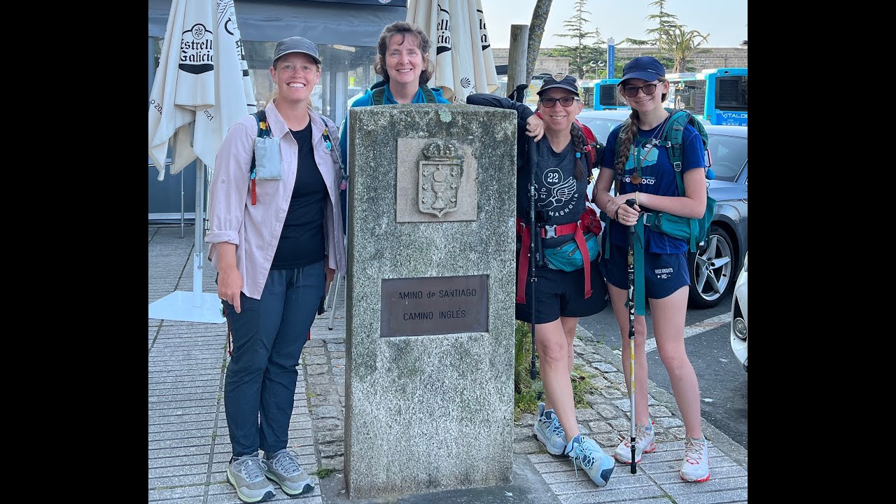 Camino de Santiago Ingles Route Day 1 Ferrol to Puentedeume