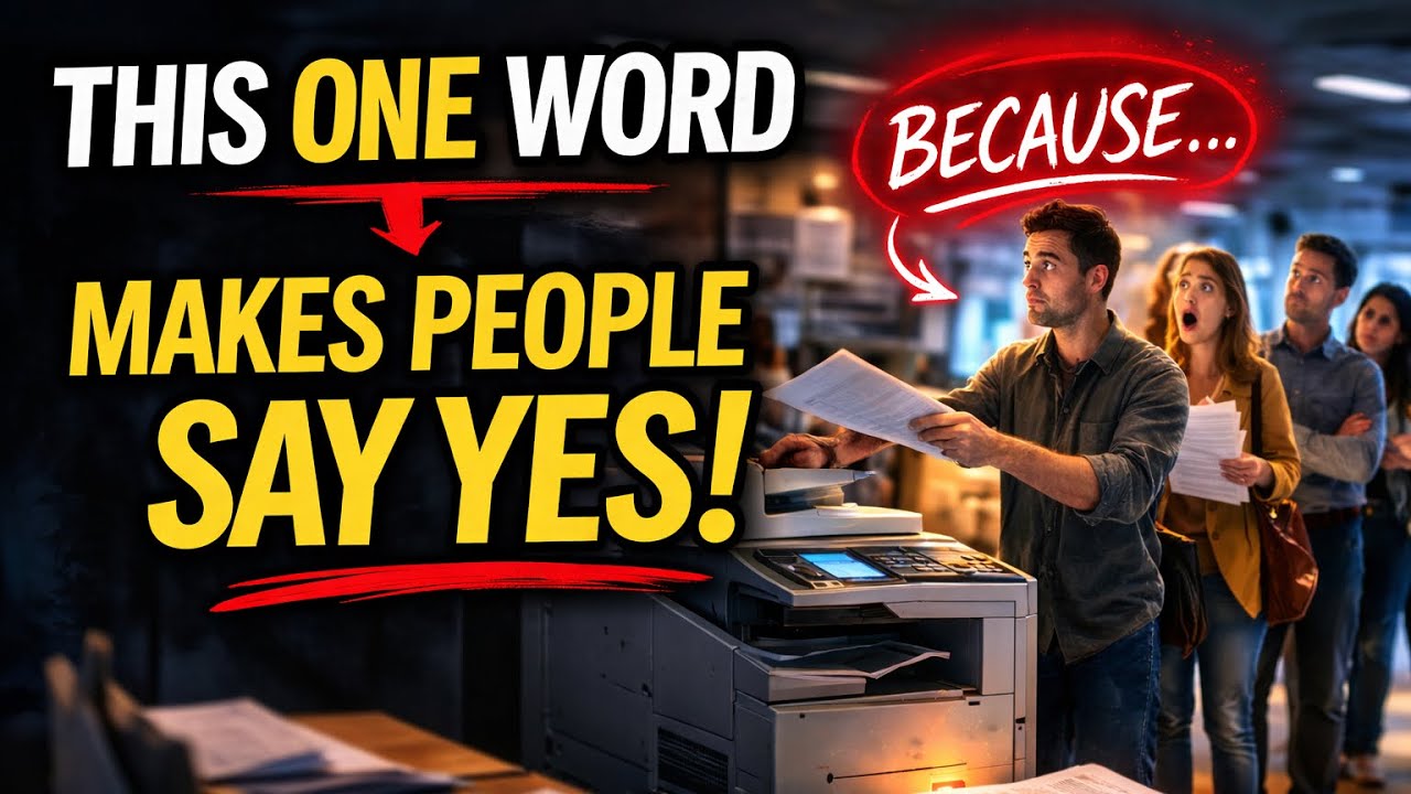 The “Because” Trick That Makes People Say YES