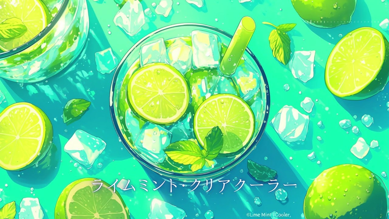 【フリーBGM/1時間】ライムミント・クリアクーラー（作業用BGM/勉強用BGM/配信用BGM