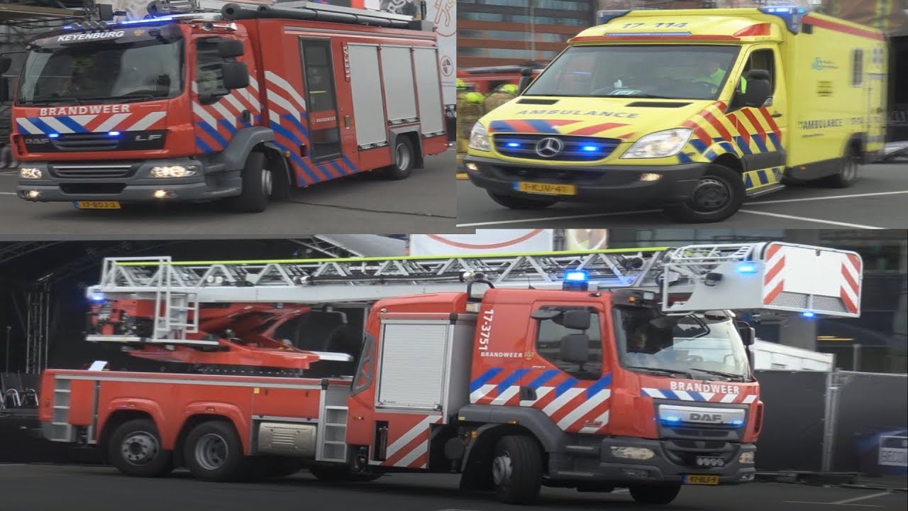 Prio 1 TS 17-3331 AL 17-3751 A1 Ambu 17-114 Naar Beknelling & Gebouwbrand Demo Wereldhavendagen 2018