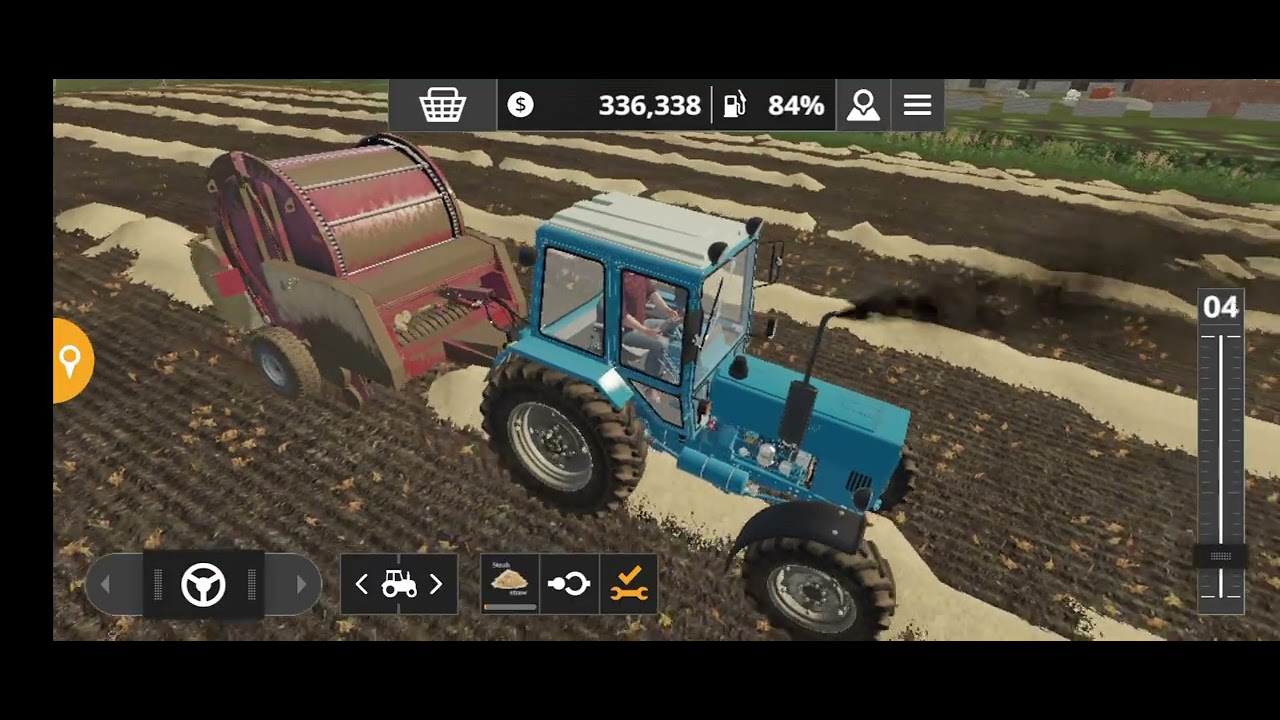 fs 20 карта піонер  тюкуваня соломи
