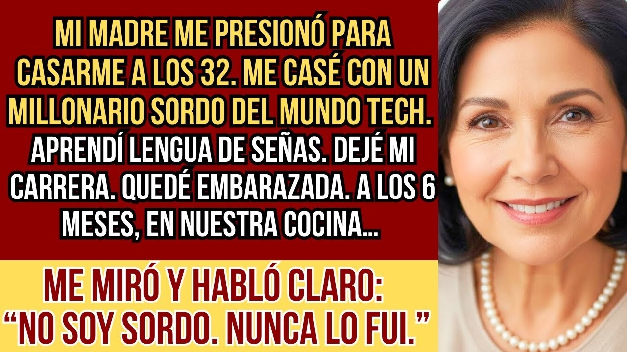 HISTORIAS REALES  El millonario tech sordo con el que me casé escuchaba perfecto… Y lo confesó mie
