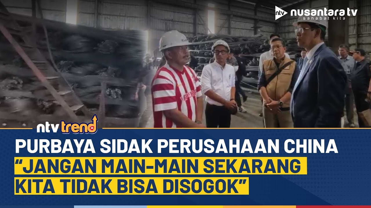 Purbaya Sidak Perusahaan Baja Asal China Ketahuan Tak Bayar Pajak: Sekarang Kita Tidak Bisa Disogok