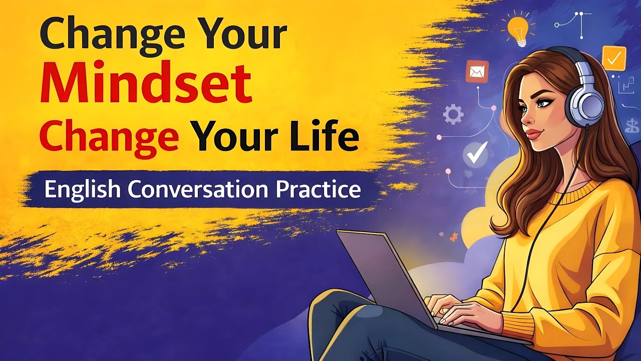 Talk about your mindset | Easy Conversation for Beginners! | English Podcast
