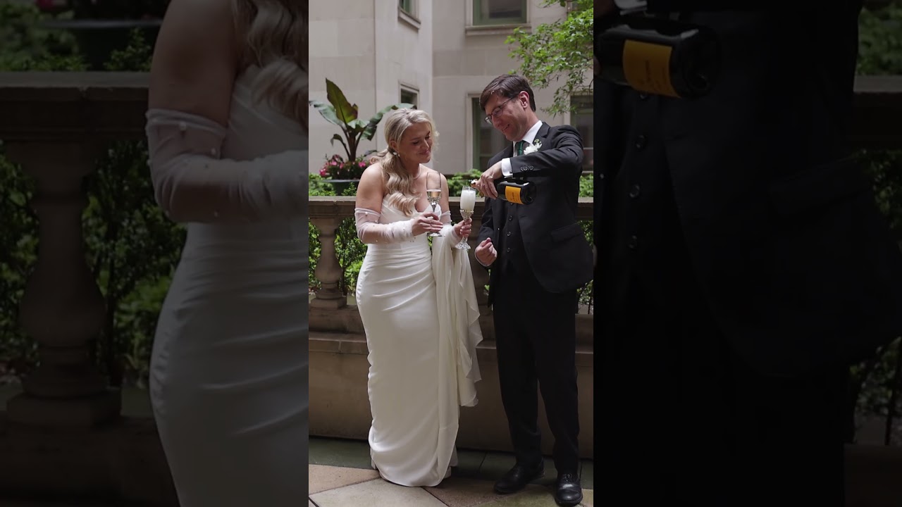 The Plaza Hotel NYC Elopement #nycwedding #weddingday #weddingvideography #nycweddingphotographer