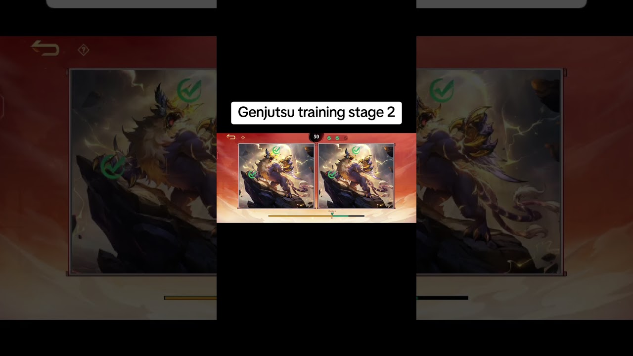 Genjutsu training stage 2 Mlbbxnaruto#mlbb #mlbbxnaruto #sasuke