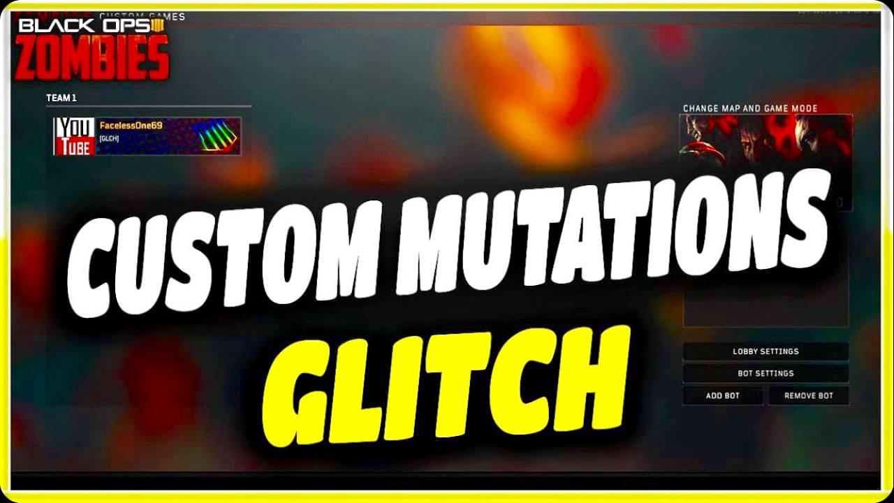 BO4 GLITCHES ONLINE CUSTOM MUTATION GLITCH TUTORIAL AFTER PATCH 1.21 (BO4 ZOMBIE GLITCHES)
