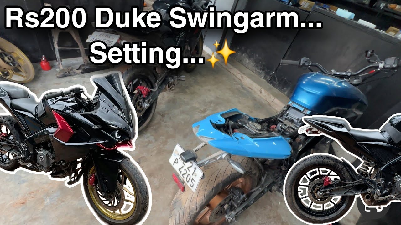 Rs200 Duke Swingarm...Setting...✨