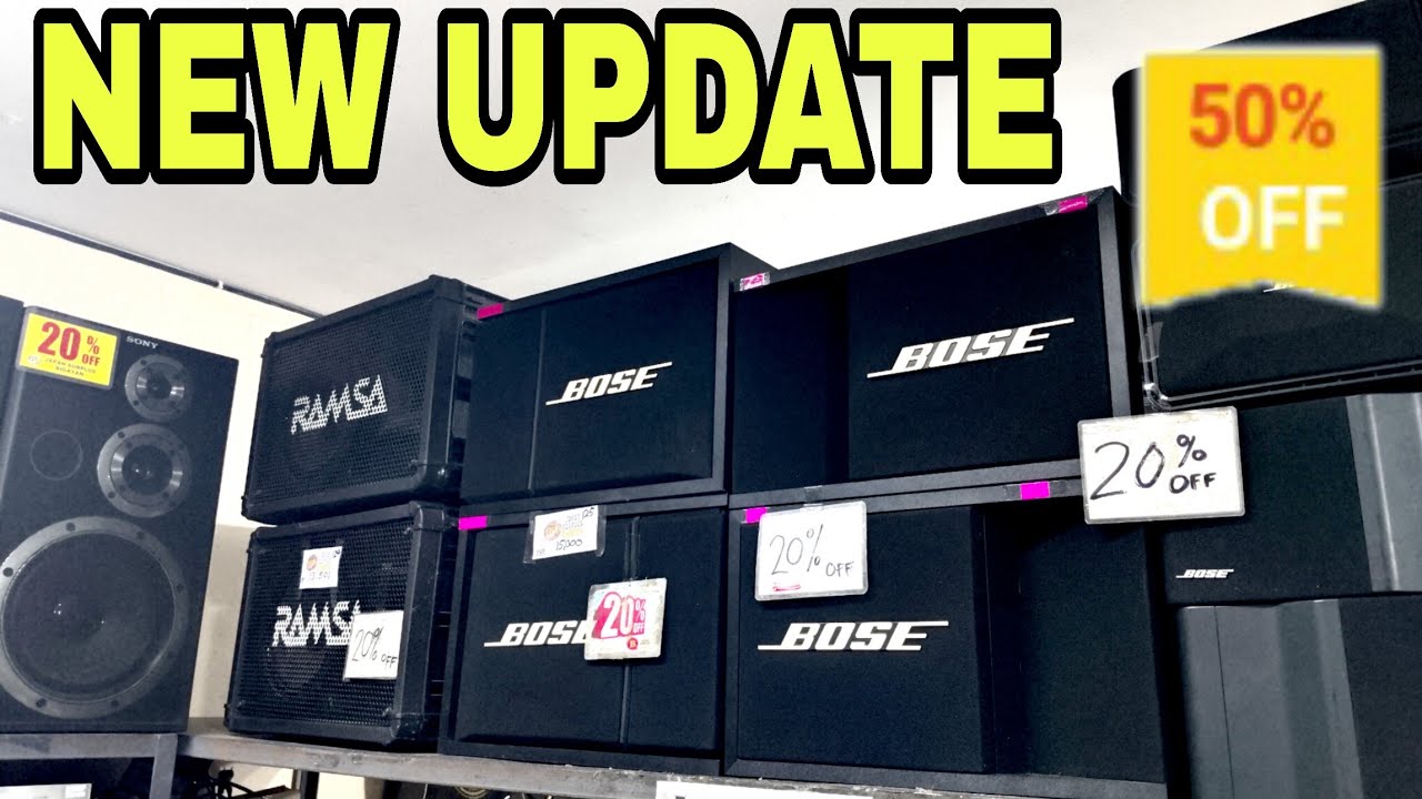 Japan surplus new update speaker 20to50%off na Sila ngayon RAMSA BOSE YAMAHA DIATONE PIONEER KENWOOD