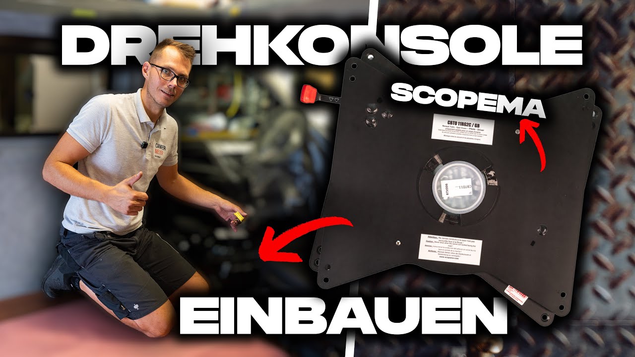Scopema Drehkonsole im Vito 447 – lohnt sich der Einbau? | CamperMeyer Test & Tipps