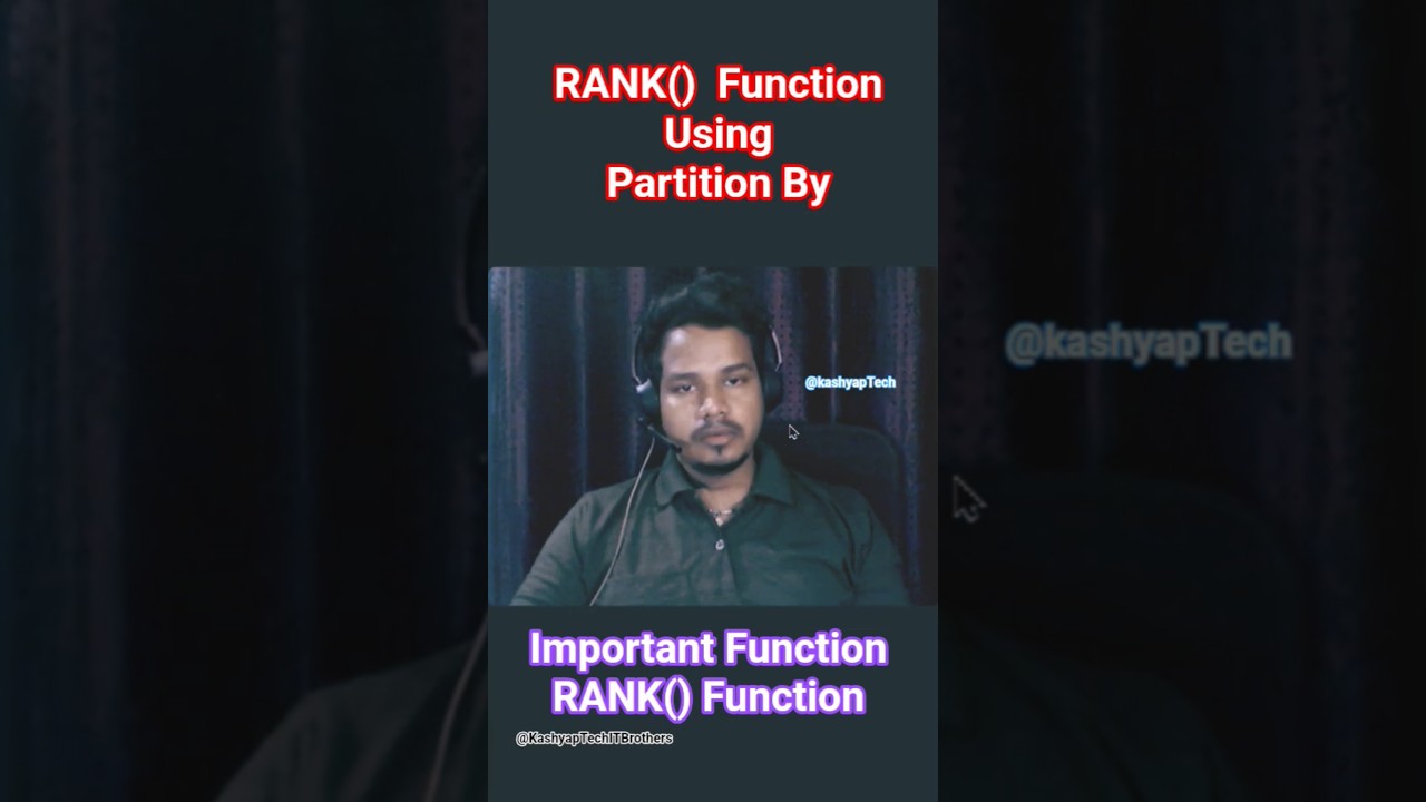 RANK() with PARTITION BY in SQL | Rank Data Within Groups| SQL Shorts #education #tranding #trending