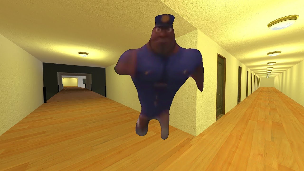 Officer Earl chase me Gmod Nextbot