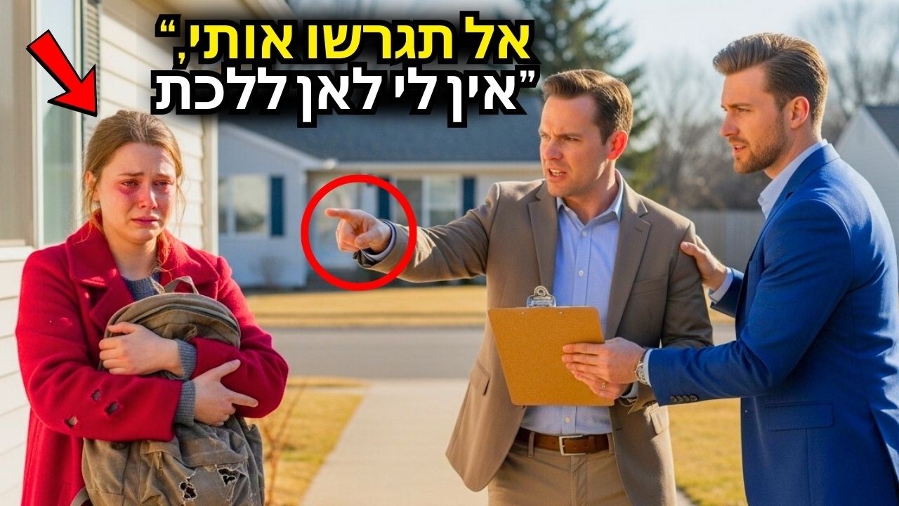 אישה ענייה גורשה והושפלה על ידי מתווך נדל״ן, כשמיליונר הגיע...