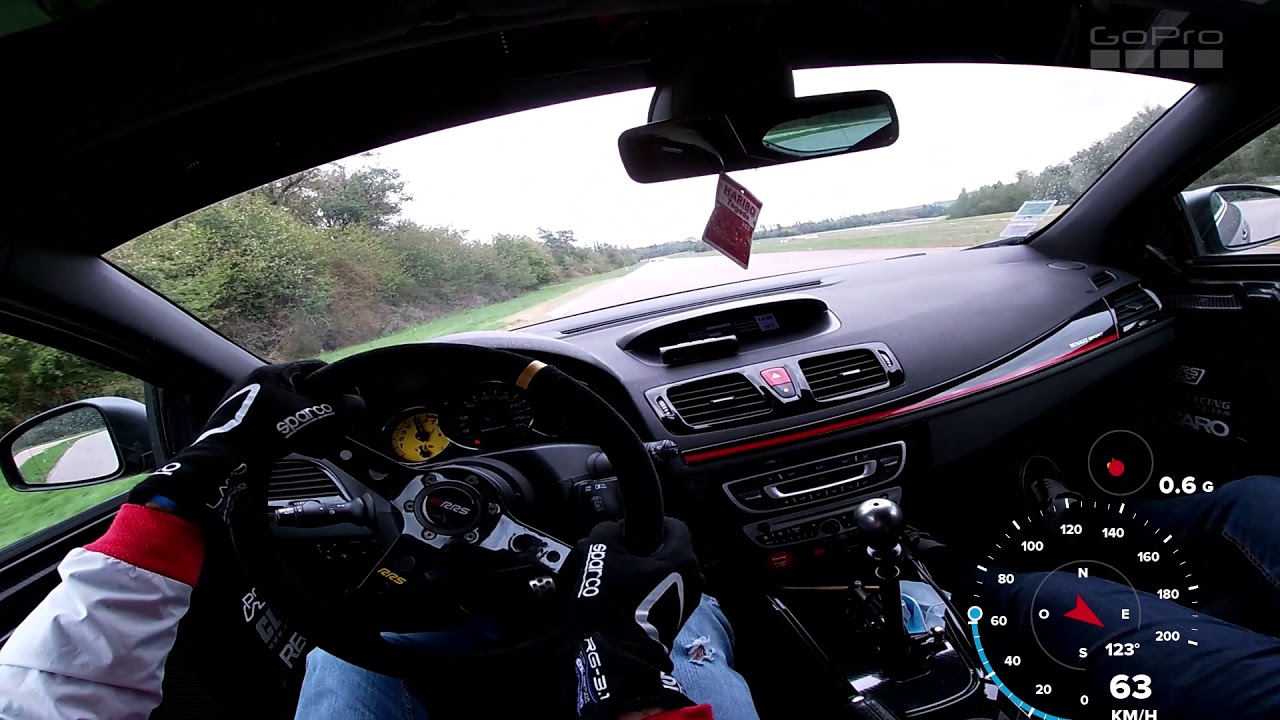 Megane 3 rs circuit Chenevières