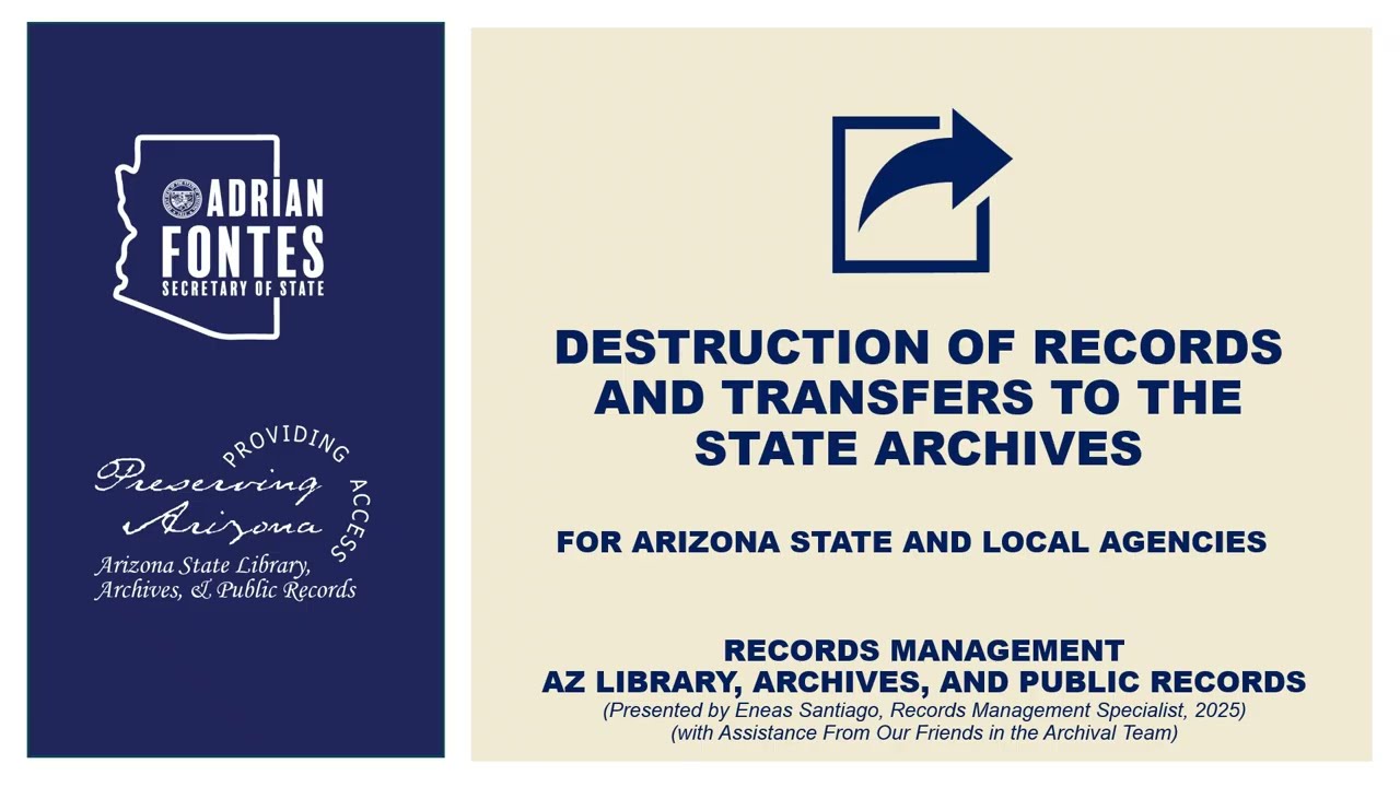 DESTRUCTION AND TRANSFER OF RECORDS PRACTICES