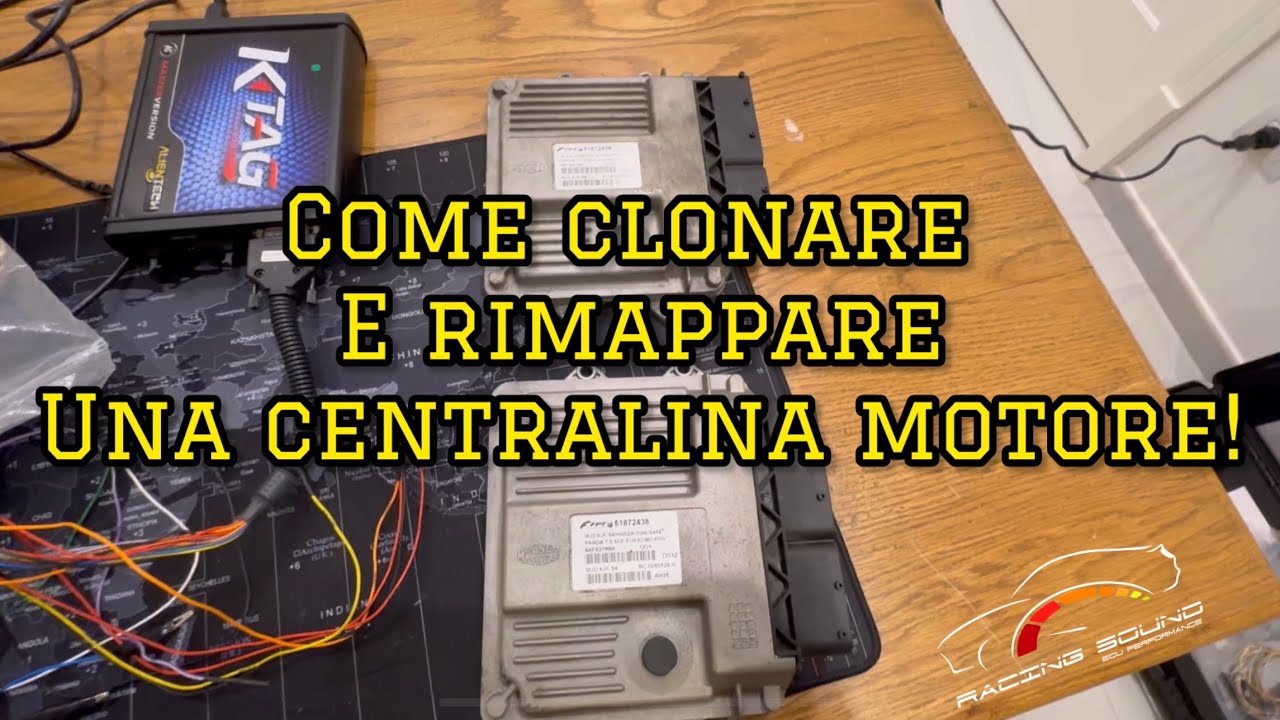 Come Clonare e Rimappare una centralina motore - Con Ktag WinOLS e Ecm Titanium
