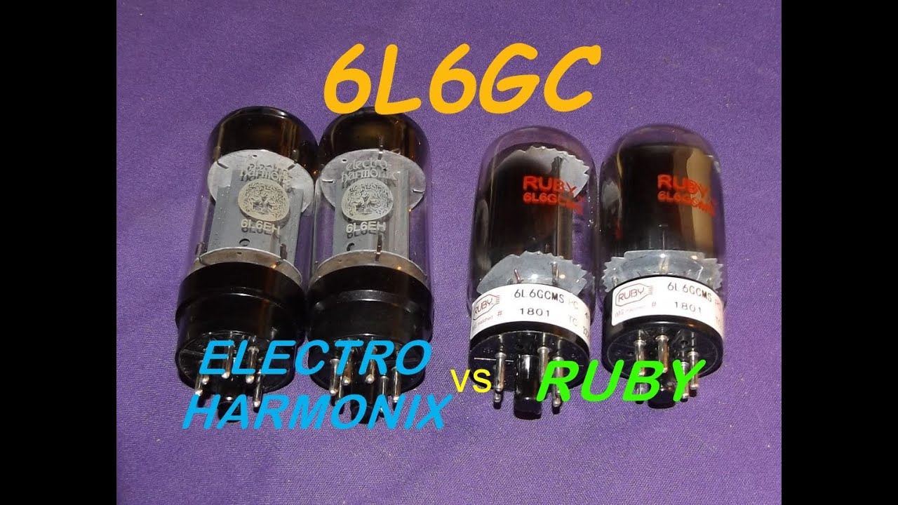 RUBY 6L6GC vs ELECTRO HARMONIX 6L6GC EH Tube Tone Comparison Peavey XXX Amp