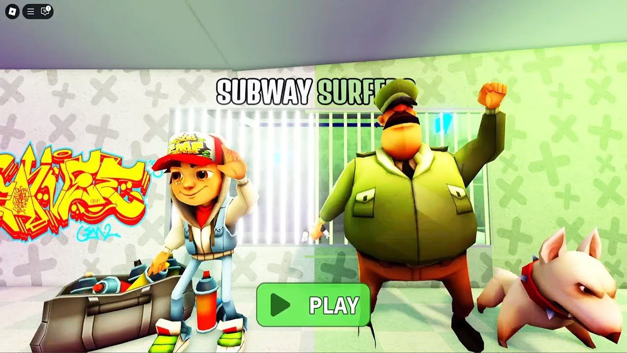 Subway Surfers BARRY PRISON RUN Obby - New Update Roblox All Bosses Battle FULL GAME #roblox