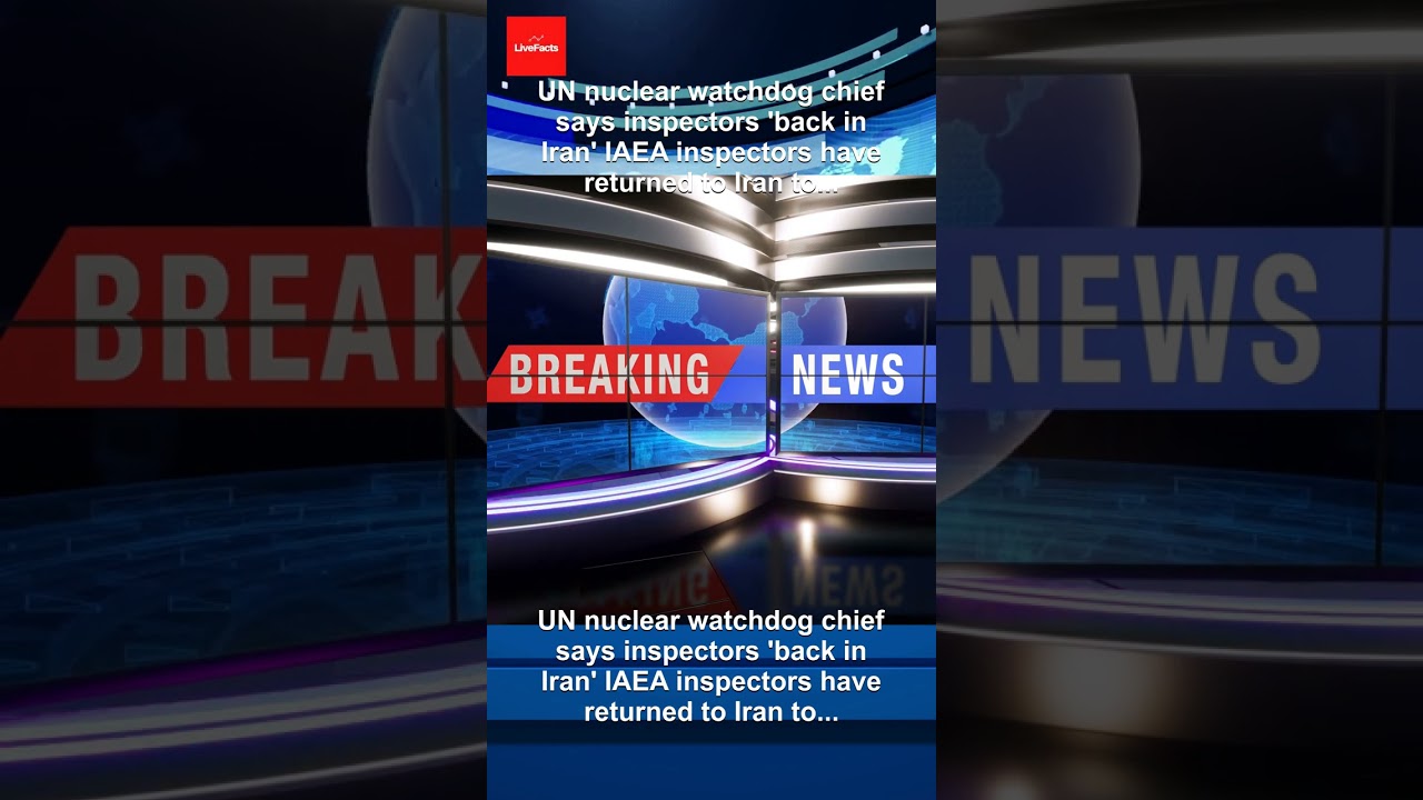UN nuclear watchdog chief says inspectors 'back in Iran'