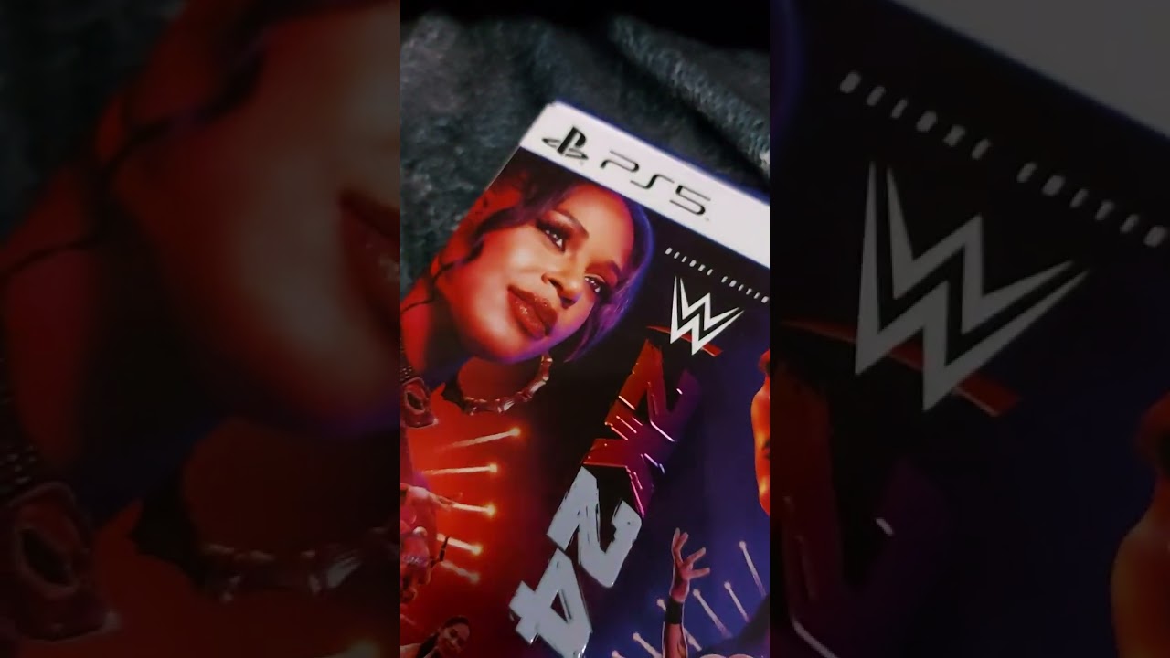 ps5 wwe 2k24 deluxe edition unboxing