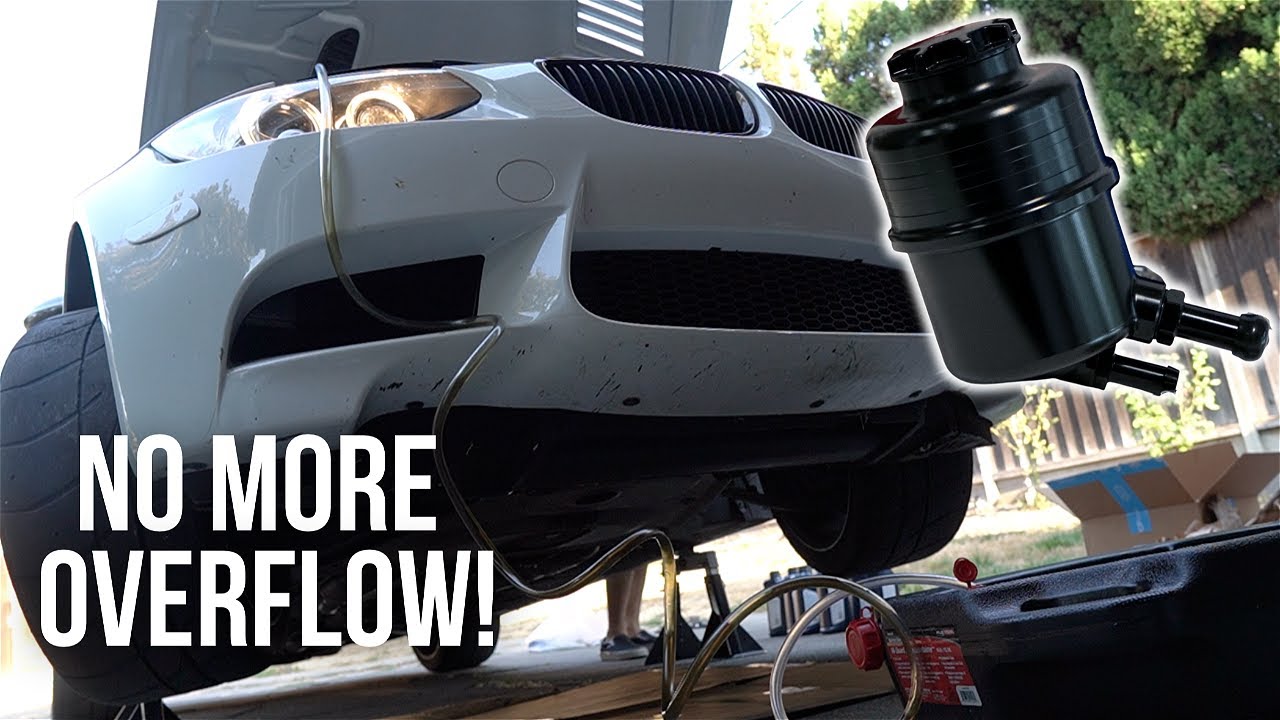 EAE Lab Power Steering Fluid Reservoir Install & Fluid Flush - E92 M3 Track Car Build Journal Ep.25