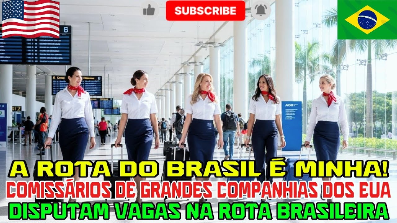“Comissários dos EUA disputam vagas na rota do Brasil”