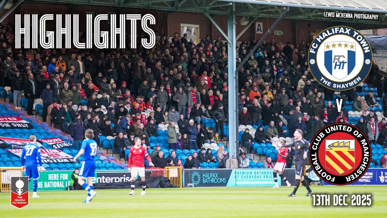 Halifax Town 4 - 0 FC United: Match Highlights