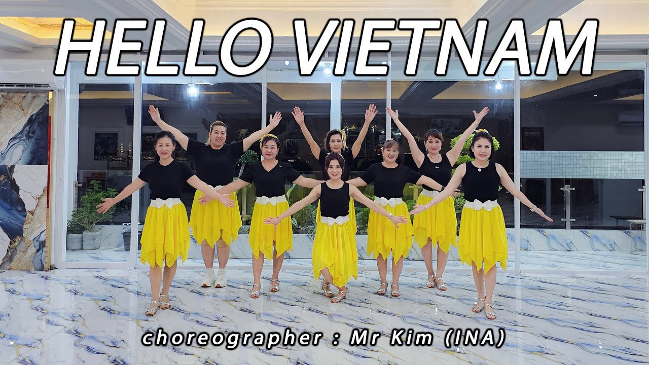 HELLO VIETNAM | LINE DANCE | MINNIE | Mr Kim