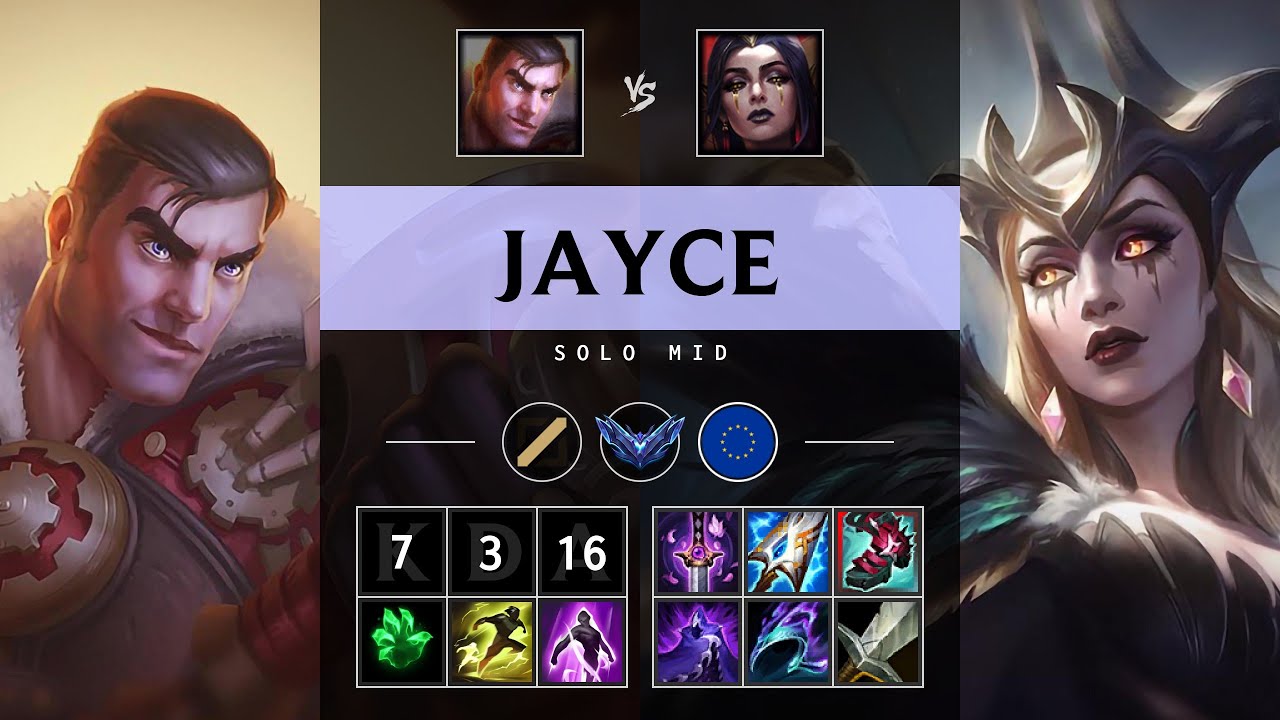 Jayce Mid vs LeBlanc - EUW Diamond Patch 25.13