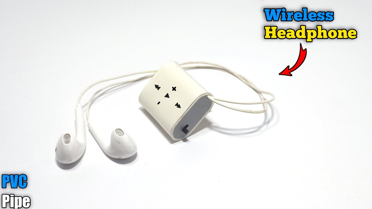 How To Make Wireless Bluetooth Headphone From PVC Pipe At Home