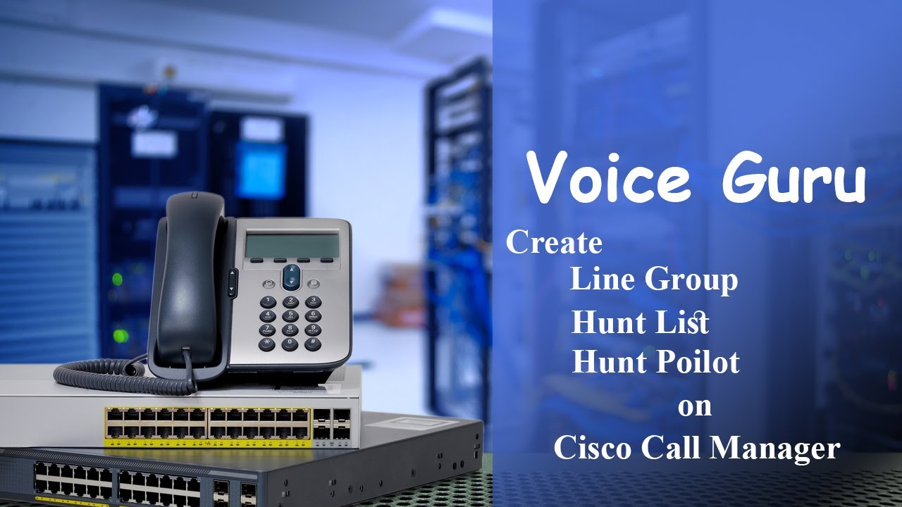 Создание группы линий, списка поиска и точки поиска в Cisco Call Manager