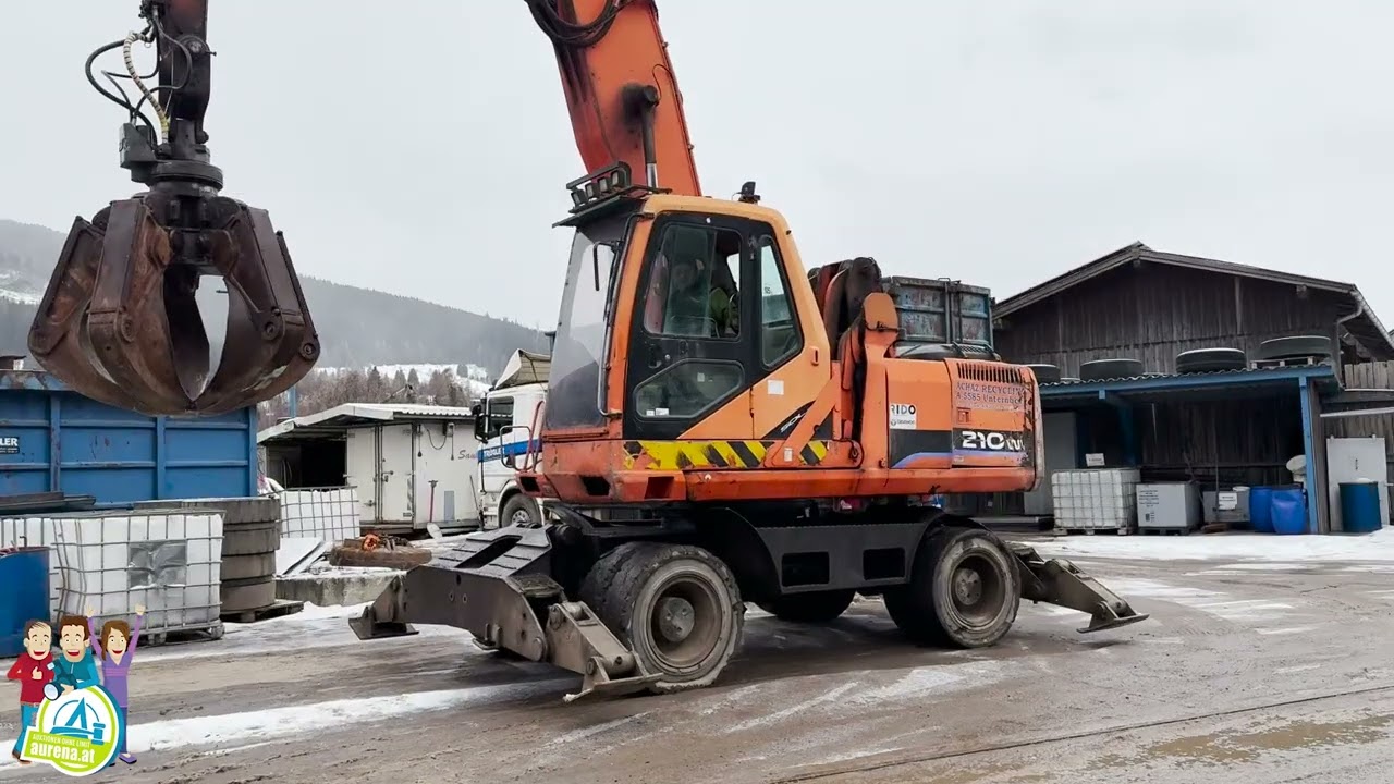 Mobil Umschlagbagger Doosan Solar 210W-V