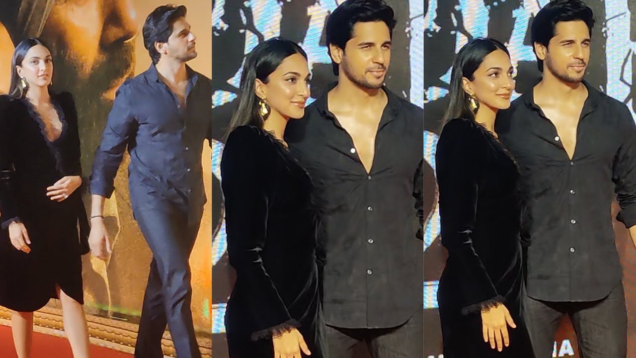 Kiara Advani Siddharth Malhotra Arrive At Gadar 2 Succes Party In Mumbai Today 